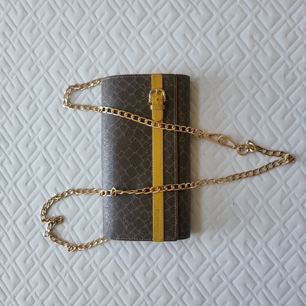 Nina Ricci Leather Printed Continental Long Wallet